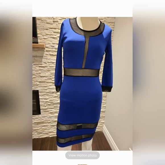 VENUS SHEER STRETCH DRESS - Picture 1 of 6